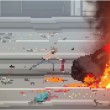 "Riot", videogioco per No Expo e No Tav: assalto banca, auto polizia in fiamme 09