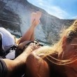 Martina Colombari, selfie hot: mano di Costacurta scivola sotto... FOTO