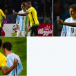 DeShorn Brown selfie con Messi dopo Argentina-Giamaica FOTO