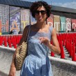 Agnese Renzi madrina a Pitti Bimbo: abito azzurro e linguaccia FOTO 2
