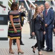 Michelle Obama all'Expo visita il padiglione Italia: abito Missoni FOTO 3