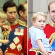 Principe William posa come Carlo: figlioletto George in braccio FOTO