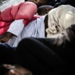 Tiburtina Roma, centinaia di profughi accampati 05