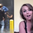 VIDEO YouTube - Alexis Frulling fa sesso a tre per strada. Viene ripresa e... 01