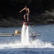 Luigi Berlusconi, acrobazie acquatiche a villa Certosa con gli amici10