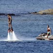 Luigi Berlusconi, acrobazie acquatiche a villa Certosa con gli amici4