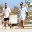 Fabio e Marco Borriello vacanze da single a Formentera FOTO 02
