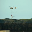 Aeroporto Fiumicino, incendio: elicotteri ancora in azione sulla pineta1