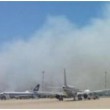 Aeroporto Fiumicino, ancora incendio: voli tutti sospesi. Pineta Focene in fiamme3