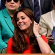 Kate Middleton e William nel box reale a Wimbledon: duchessa sfoggia vestito rosso21