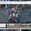 Napoli su Google Maps: sporcizia, senza casco.