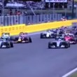 VIDEO YouTube - Sebastian Vettel partenza F1 Gp Ungheria: sorpassa Hamilton e Rosberg 02