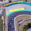 VIDEO YouTube - Sebastian Vettel partenza F1 Gp Ungheria: sorpassa Hamilton e Rosberg 05