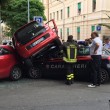 Incidente nel centro di Messina utilitaria contro auto Carabinieri FOTO4