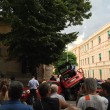 Incidente nel centro di Messina utilitaria contro auto Carabinieri FOTO3