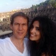 Rudi Garcia e Francesca Brienza (foto Twitter)