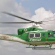 Precipita elicottero Forestale: equipaggio salvo