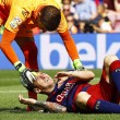 Leo Messi lesione al ginocchio: fuori due mesi