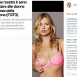Anna Tatangelo: "Kate Moss nuda per la Lilt. E negli Usa nessuna polemica" 01