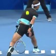 Nadal, tweener durante sfida con Djokovic