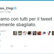 Palazzo Chigi twitta sul calcio. Poi le scuse FOTO 2