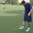 YOUTUBE Leo Messi, dopo infortunio si allena con le arance