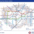 Londra: la mappa che ti dice distanza a piedi tra stazioni metro01