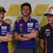 Jorge Lorenzo, Valentino Rossi e Marc Marquez (foto Ansa)