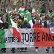 La "marcia delle periferie" contro Marino: una parata di tutta la destra romana (LaPresse)