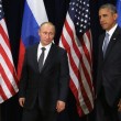 Barack Obama e Vladimir Putin (foto Ansa)