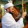 Istanbul, imam apre moschea ai gatti randagi1
