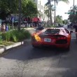 Lamborghini a fuoco parcheggiatore la stava provando6