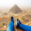 Scala Piramide di Giza a mani nude 8