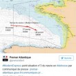 YOUTUBE Cargo francese alla deriva nel mare in tempesta