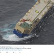 YOUTUBE Cargo francese alla deriva nel mare in tempesta 4