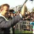 David Beckham visita squadra calcio femminile in Cina