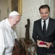 Leo DiCaprio saluta Papa in italiano: "Grazie per l'udienza"04