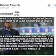 Le parole di Roberto Mancini dopo Lazio-Arsenal riportate su Twitter dal giornalista Maurizio Pistocchi