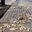 Mozziconi sigarette per terra: dal 2/02 multe come New York