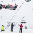 YOUTUBE Max Verstappen guida la Red Bull su neve con catene6