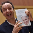 Papa Francesco: FOTO con Roberto Benigni e Marina Berlusconi