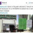 Arabia Saudita, Starbucks Riad: ingresso vietato donne