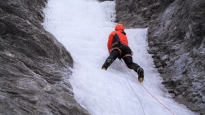 Ice climbing Val Varaita