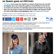 Kate Middleton, critiche Gb: lei elicottero, regina in treno