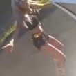 YOUTUBE Donna balla in strada in Brasile e...causa incidente 2