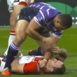 YOUTUBE Rugby: Ben Flower, pugni in faccia all'avversario 03