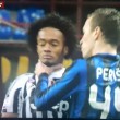 Inter - Juventus, Perisic prende per il collo Cuadrado FOTO