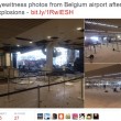 Bruxelles, sala check in distrutta dopo le bombe4