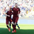 Udinese-Roma, Dzeko esulta dopo gol (foto Ansa)
