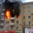 Incendio a Mosca, donna divorata dalle fiamme 1